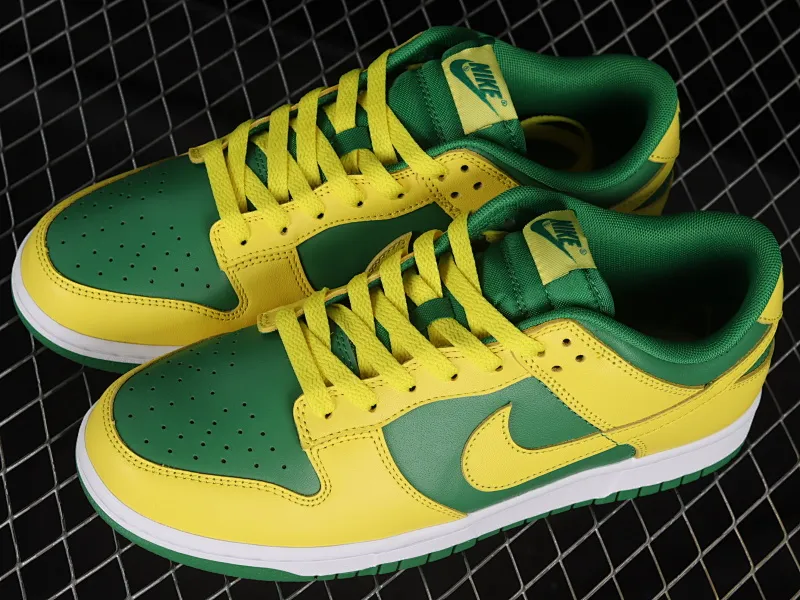 All categories Nk SB Dunk series Nk SB Dunk Low low-top sneakers C version Nk SB Dunk Low "Reverse Brazil" Passionate Samba Brazil SB low-top sports and leisure sneakers DV0833-300